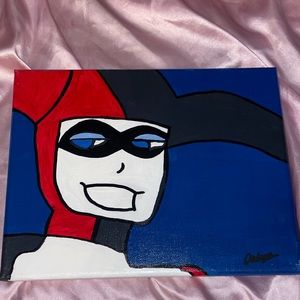 Cartoon Harley Quinn Painting